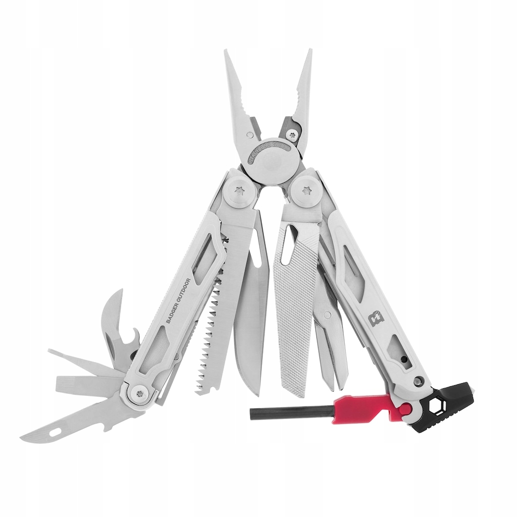 Multitool Multifunkční nástroj jako dárek Edc Badger Outdoor Nail 19v1