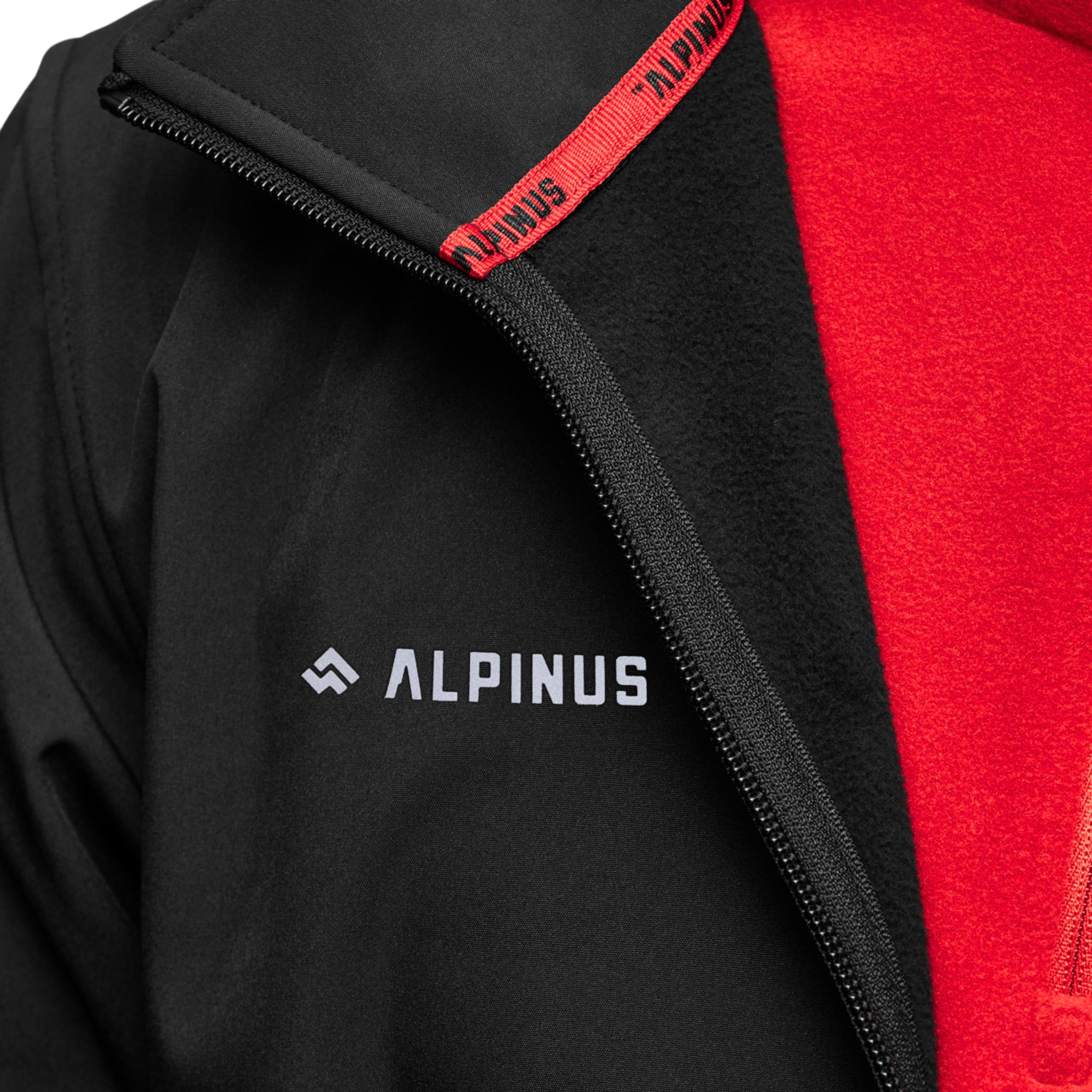 ALPINUS KURTKA SOFTSHELL MĘSKA Z KAPTUREM STENSHUVUD WODOODPORNA CZARNA L Linia regular
