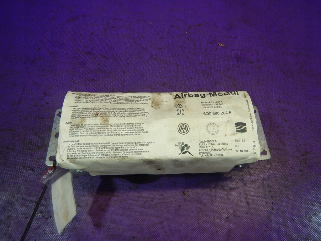 SEAT CORDOBA II 6L 03-09 AIRBAG PODUSZKA PASAŻERA 6Q0880204F