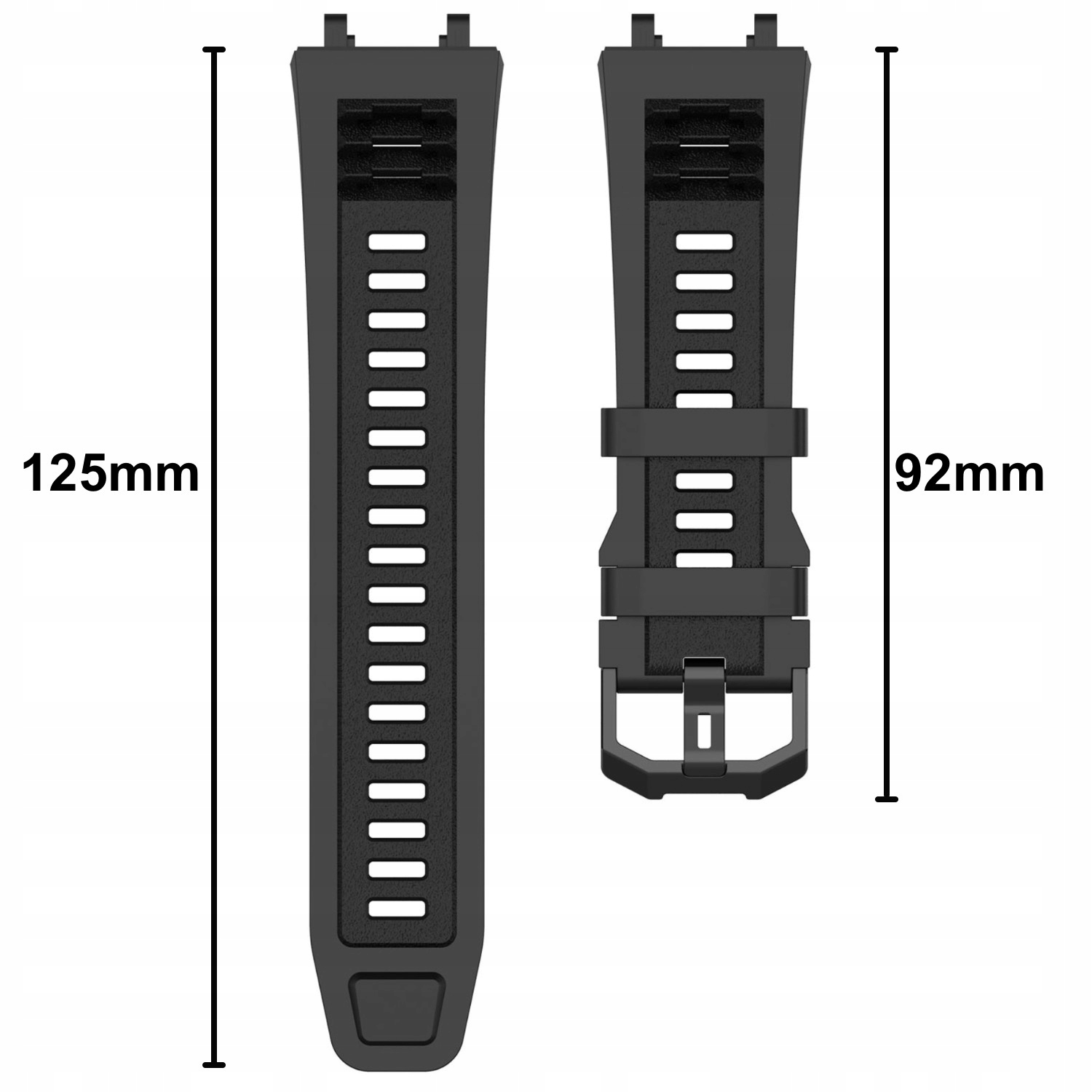 PASEK SILIKONOWY SPORTOWY OPASKA STRAP TREND DO SMARTWATCH AMAZFIT T-REX 2 Kod producenta AMAZFIT T-REX 2 STRAP BLACK