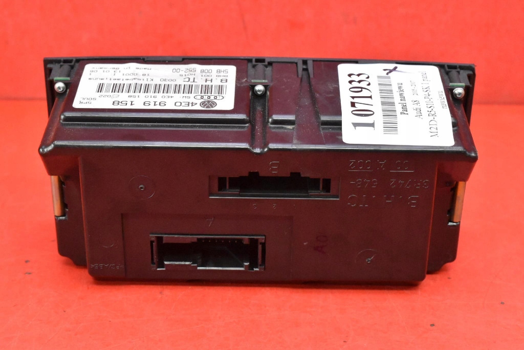 control panel air conditioning devices KLIMY rear part 4E0919158 AUDI A8 D3 LIFT 05-07