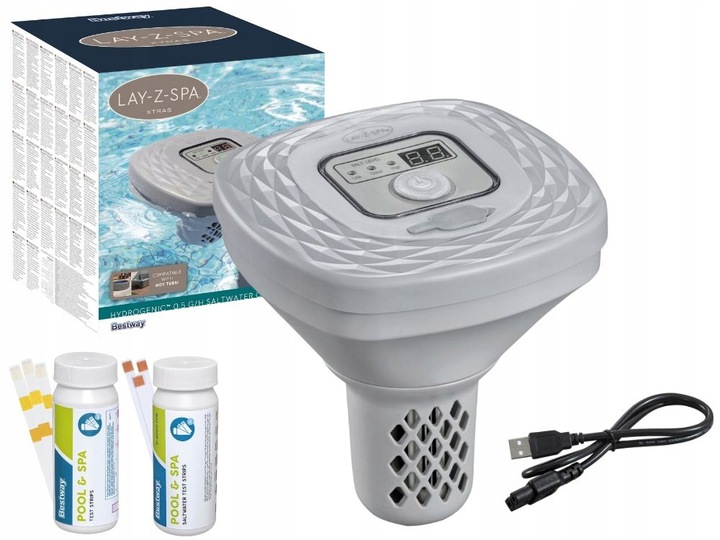 Generátor Plávajúceho Chlóru Do Spa Bazéna Lay-z-spa 0,5 g/h Bestway 60340