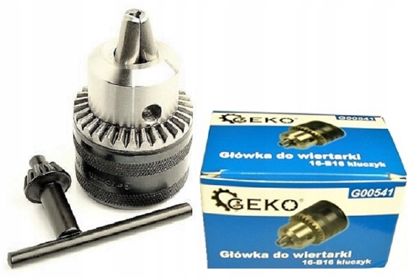 

Uchwyt wiertarski kluczyk B16 3-16mm Geko