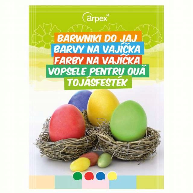 

Barwniki do jaj z owijkami 4 Wielkanoc