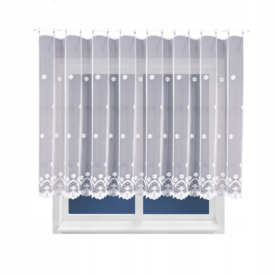 

Firana na metry 160 Firany żakardowe Biała