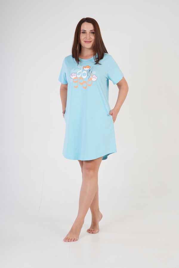 

Koszula Nocna bawełniana 4XL plus size duża