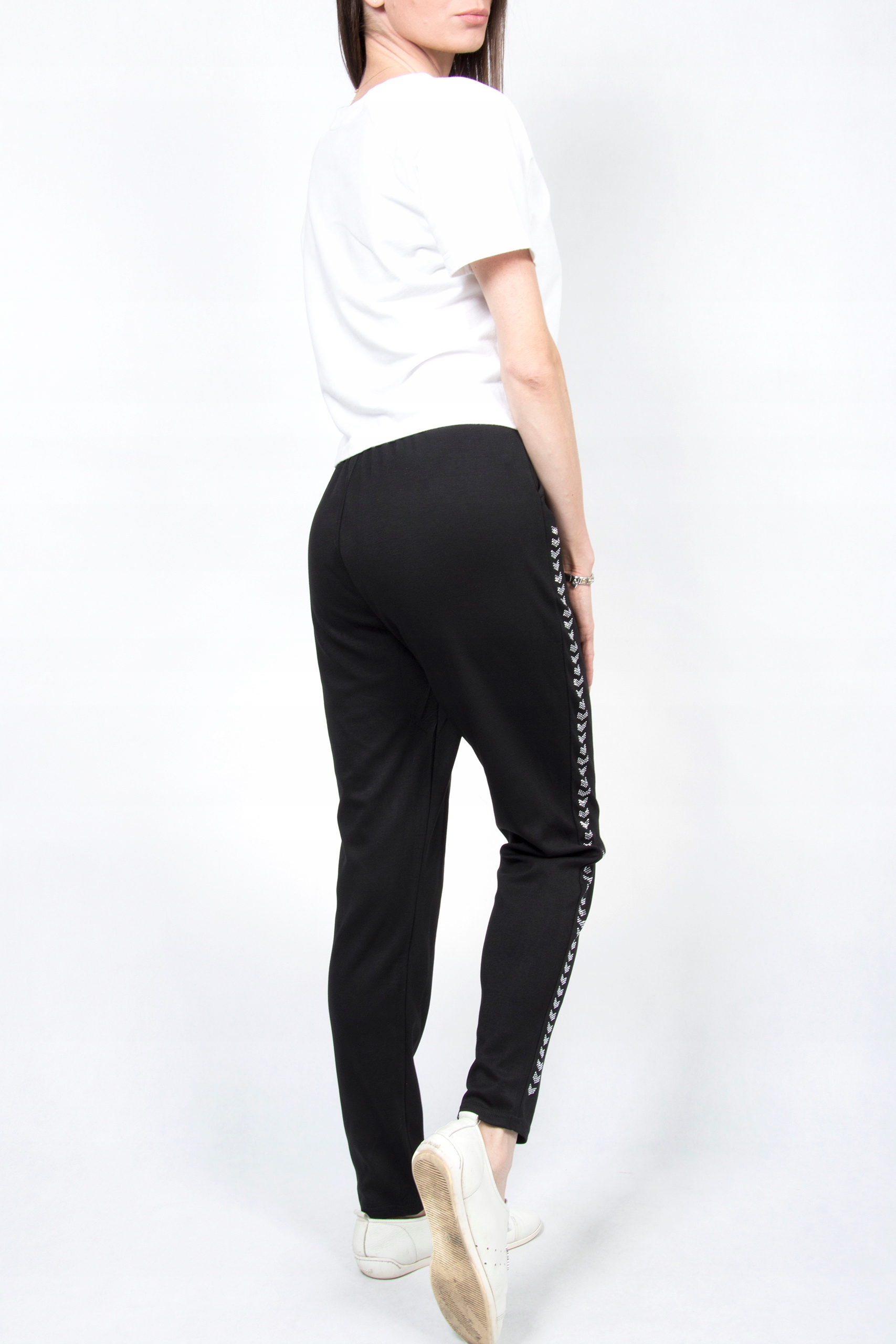 F95 DAMSKIE SPODNIE DRESOWE wysoki stan XXL/3XL Długość nogawki długa