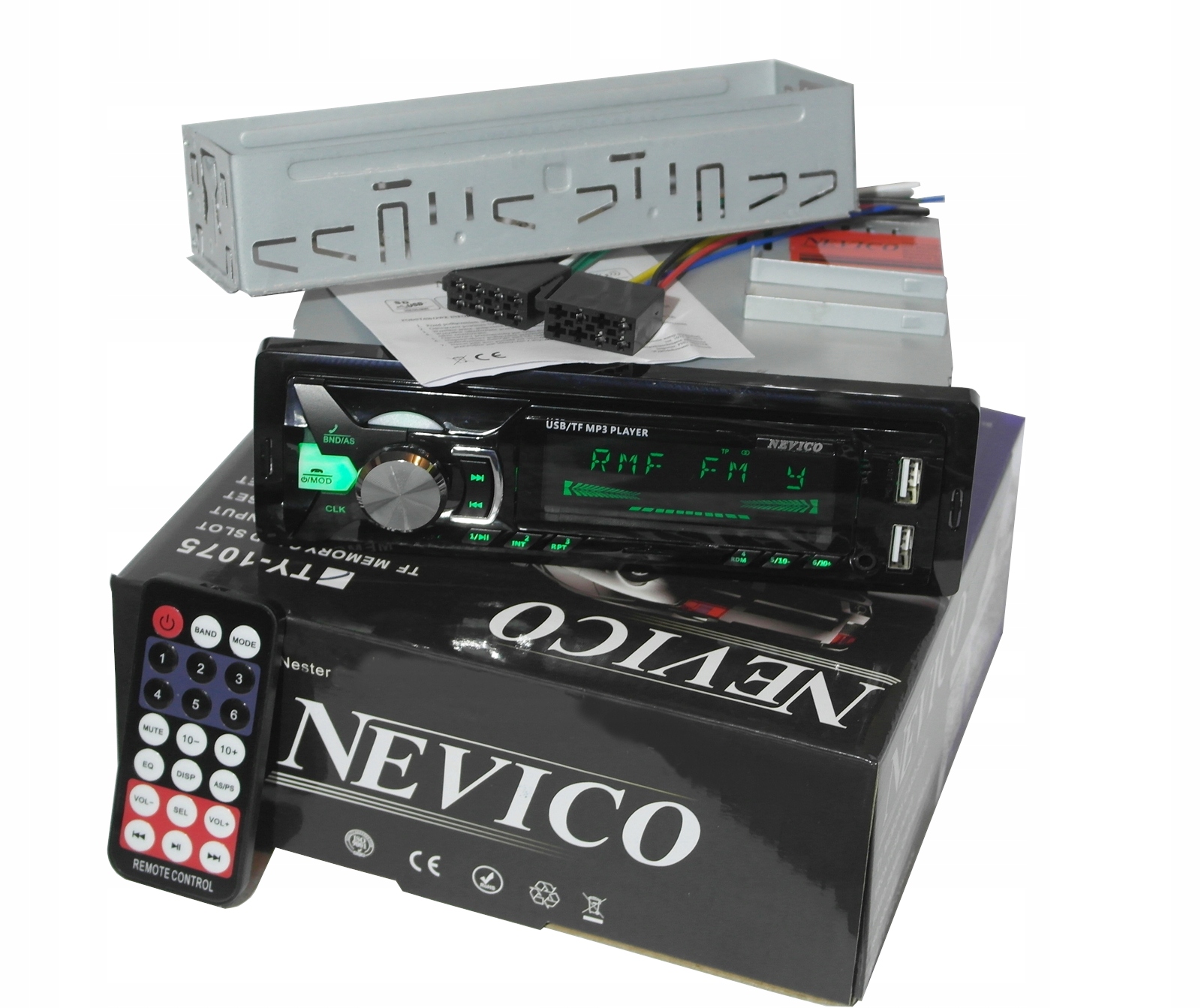 

Radio samochodowe Bluetooth 2xUSB Sd 1075 Android