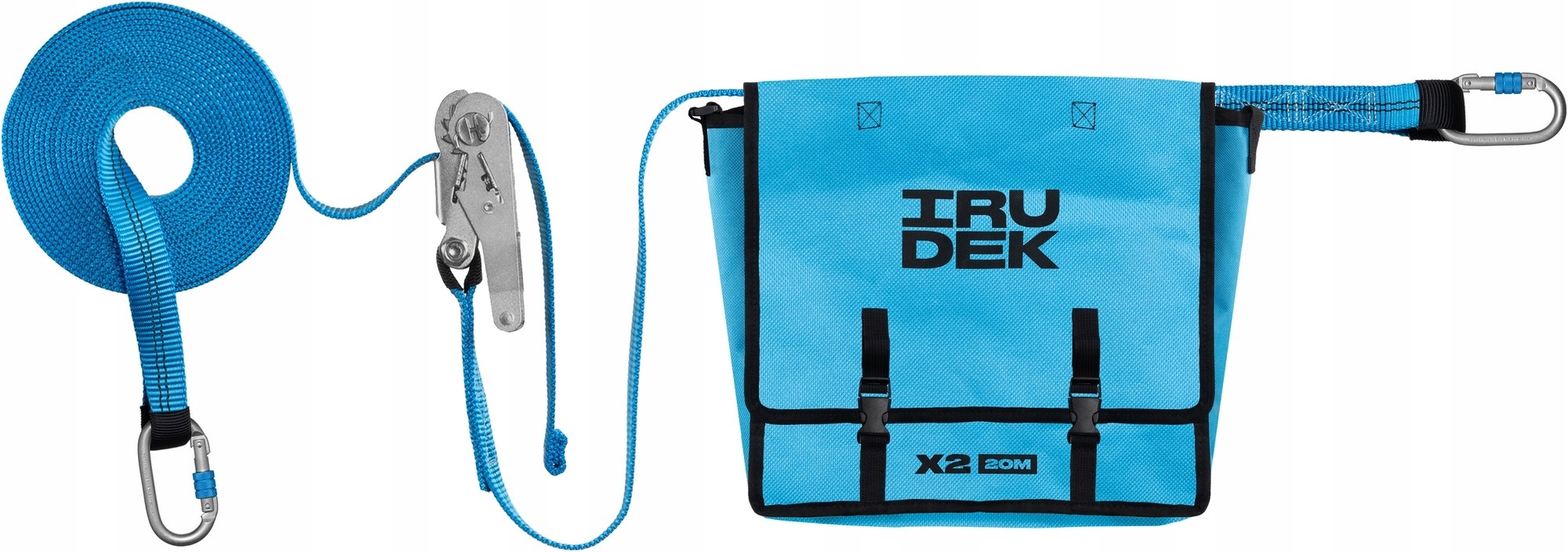 Linia Życia Irudek Sekuralt X2 urządzenie kotwiczące Lina Asekuracyjna 20m