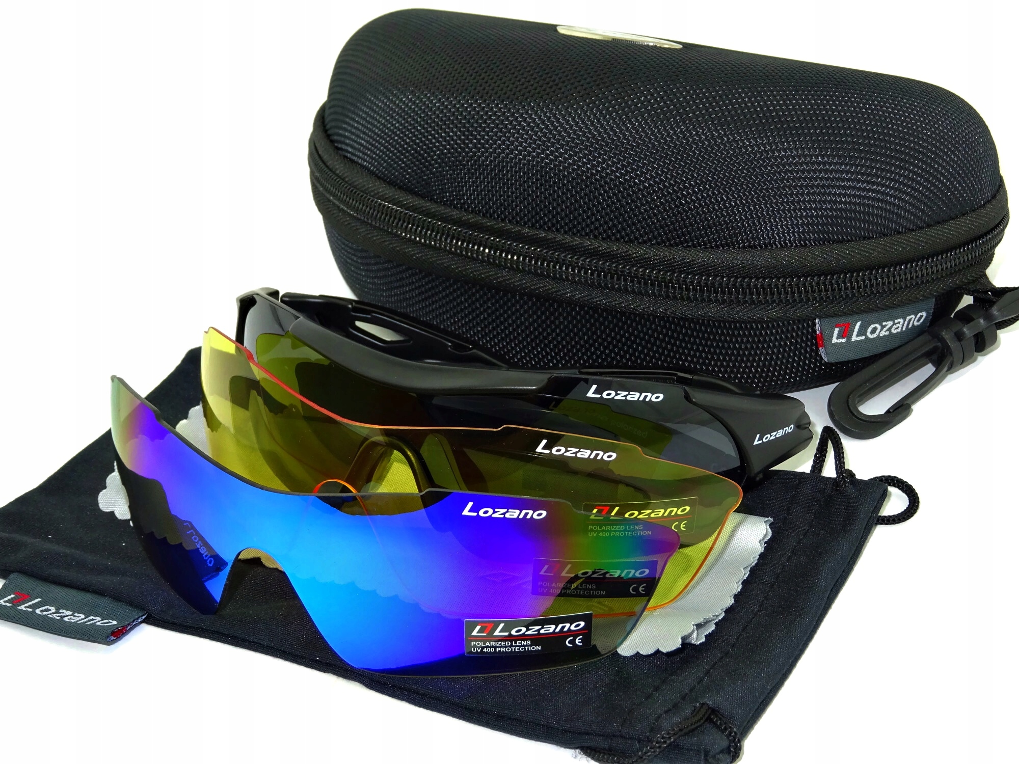 Markowe Okulary Lozano Dla Sportowców Zestaw Na Rower Polaryzacyjne Filtry