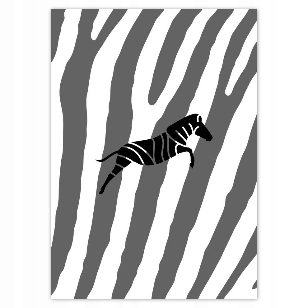 

Plakat 50x70 Zebra Paski