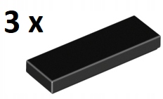 

Lego Black Tile 1 x 3 63864 3szt
