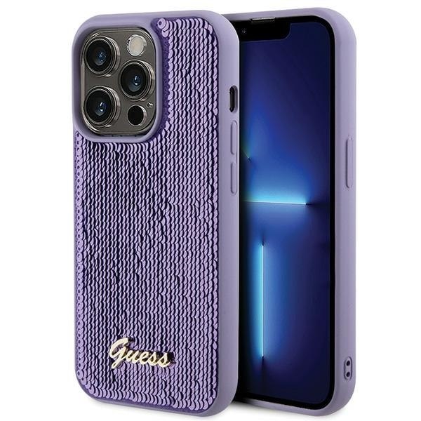 Guess GUHCP15XPSFDGSU iPhone 15 Pro Max 6.7" fioletowy/purple hardcase
