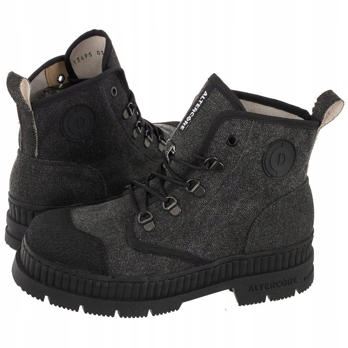 Buty Trapery Botki Altercore Dent Dark Grey Szare