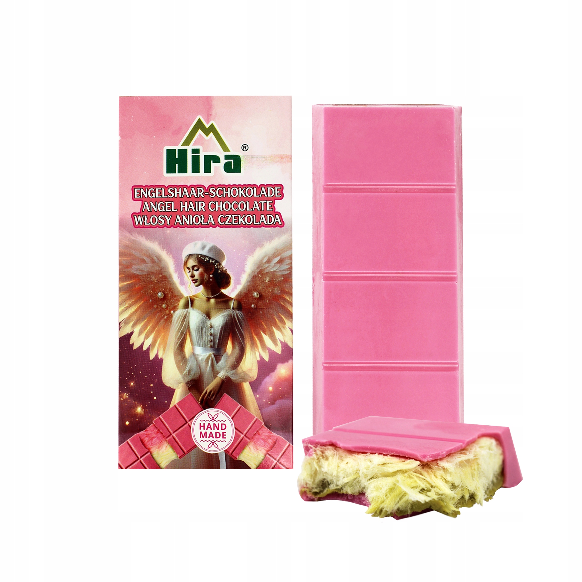 Levně 4x Čokoláda Andělská 'Angel Hair' s tureckým Pismaniye 70g Hira