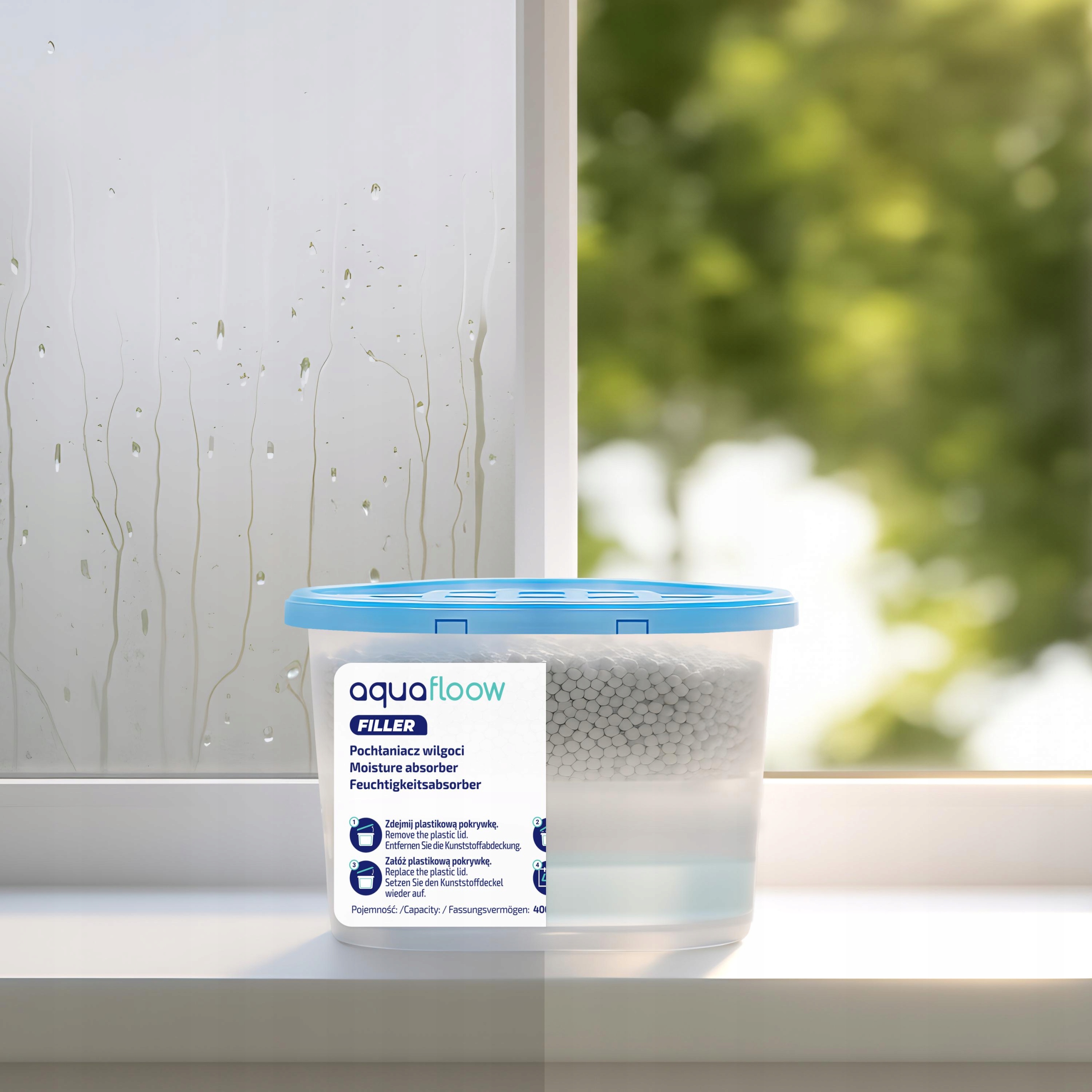 12x páraelszívó párátlanító fürdőszoba szekrényhez AquaFloow Csomagolás állapota eredeti