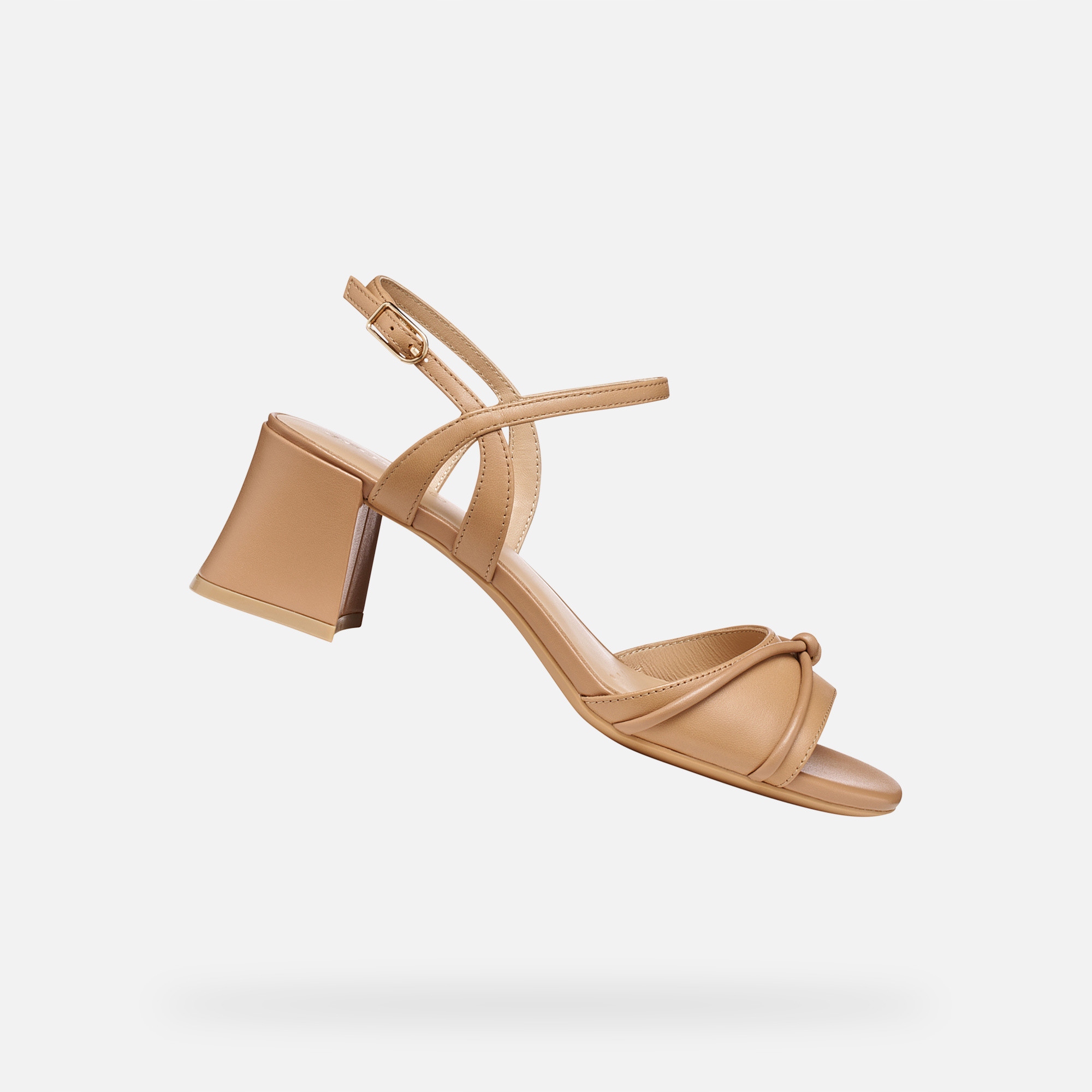 Geox Světle hnědé dámské sandály Geox New Eraklia 50 T01