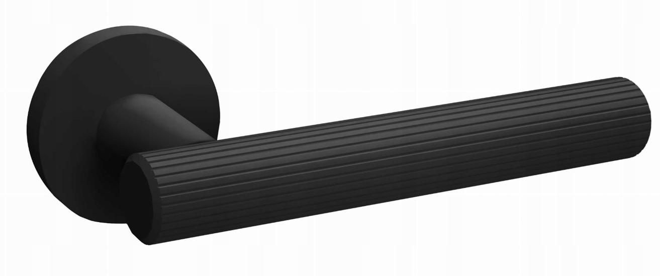 Nomet Luxury kľučka Avanti čierna hlboká matná P61 okrúhla rozeta