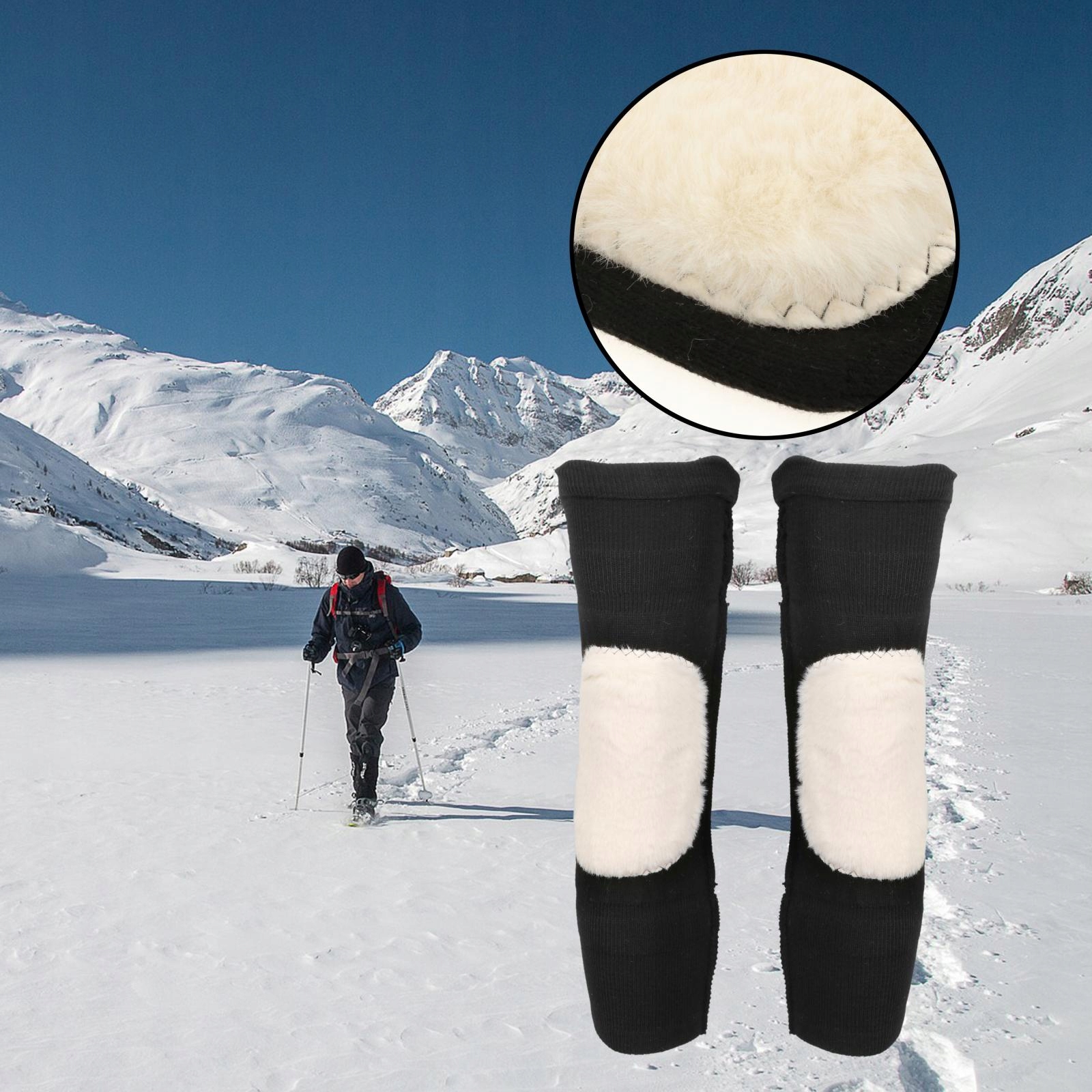 CIEPŁE NAKOLANNIKI BAWEŁNIANE NA NOGI ZIMOWE ZAPASY ZGRUBIAĆ Materiał dominujący bawełna