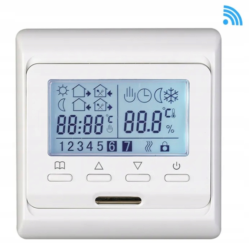 

Termostat Pokojowy Wifi Cyfrowy Regulator LCD 16A