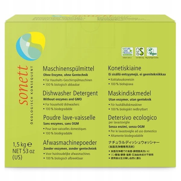 

Sonett Ekologiczny proszek do zmywarki 1,5kg