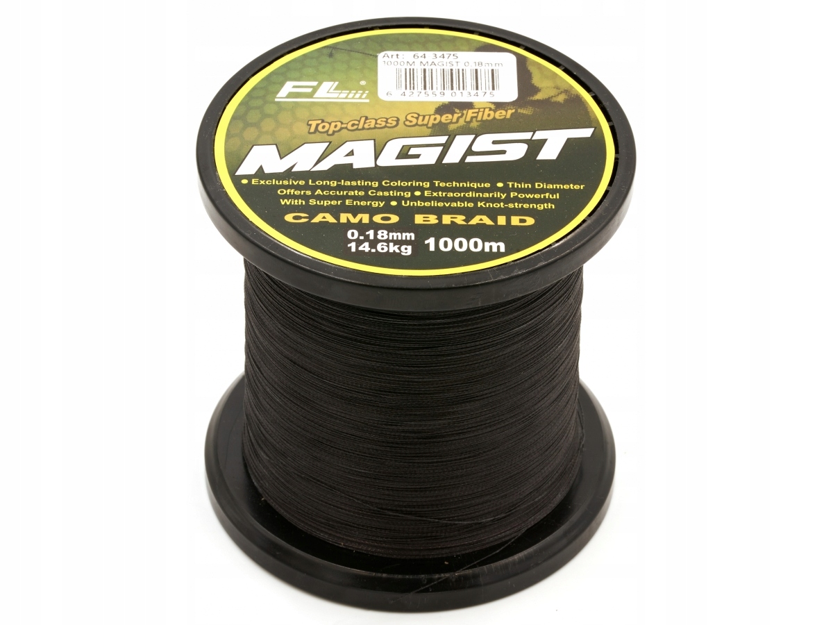 Плоская пластинка Magist X4 черная 0,14мм 1000м