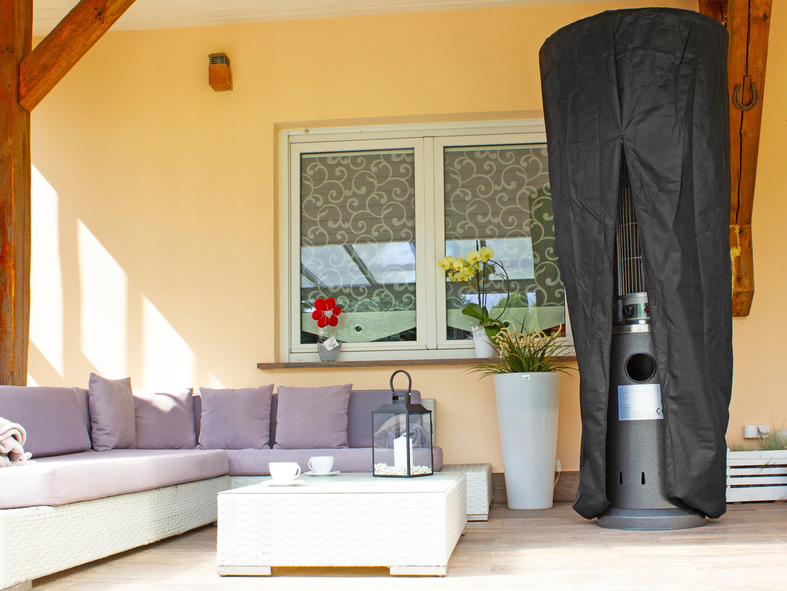 POKROWIEC DO PARASOLA GRZEWCZEGO ZE SZKLANĄ RURĄ i ZWYKŁE UNIWERSALNY 220cm EAN (GTIN) 5903754420733