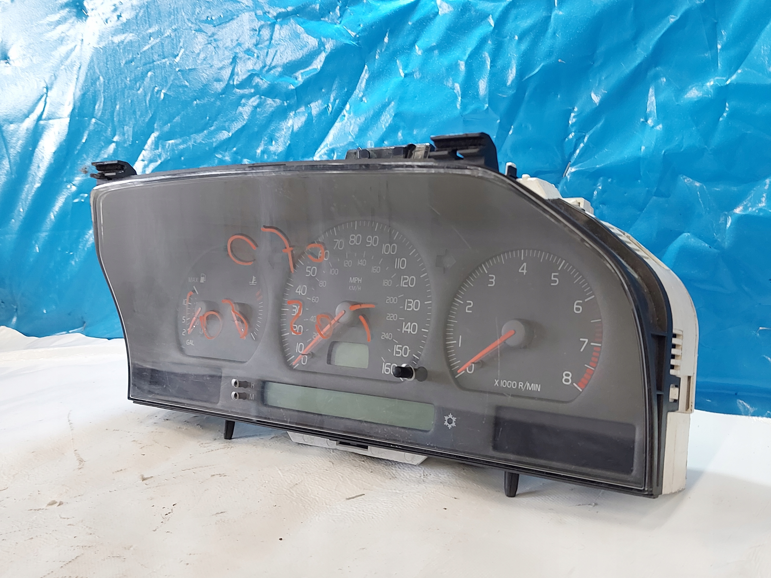 dials clock VOVLVO C70 2.0 T 9472528