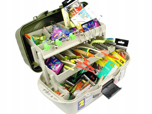 bohatá Rybářská Krabička Jaxon sada 87 doplňků