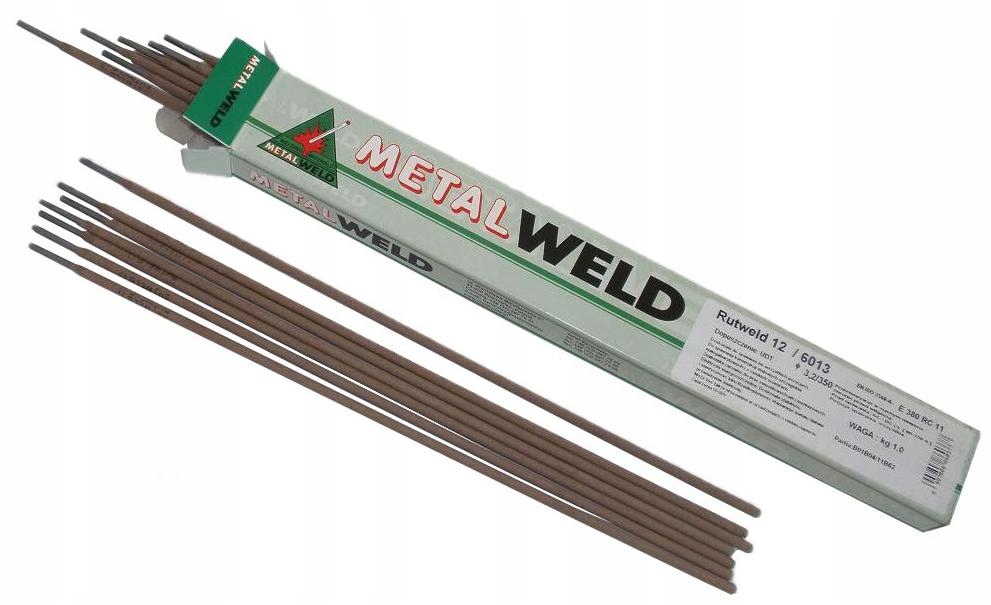Elektrody rutylowe różowe stali czarnej Metalweld RUTWELD 12 10 szt