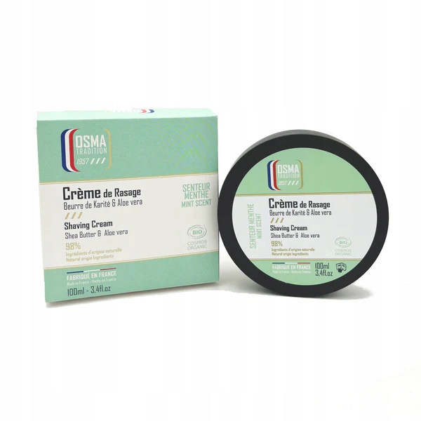 Krém na holení Osma Tradition Mint Shaving Cream Cosmos Organic 100ml