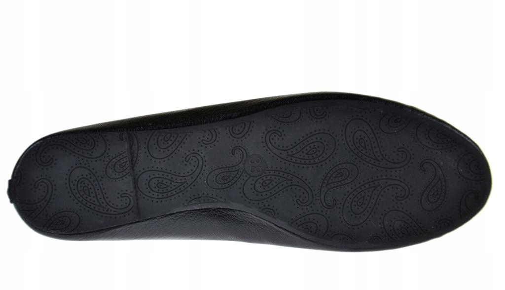 -% PRIMARK ATMOSPHERE GŁADKIE Balerinki CZARNE r41 Długość wkładki 26.3 cm