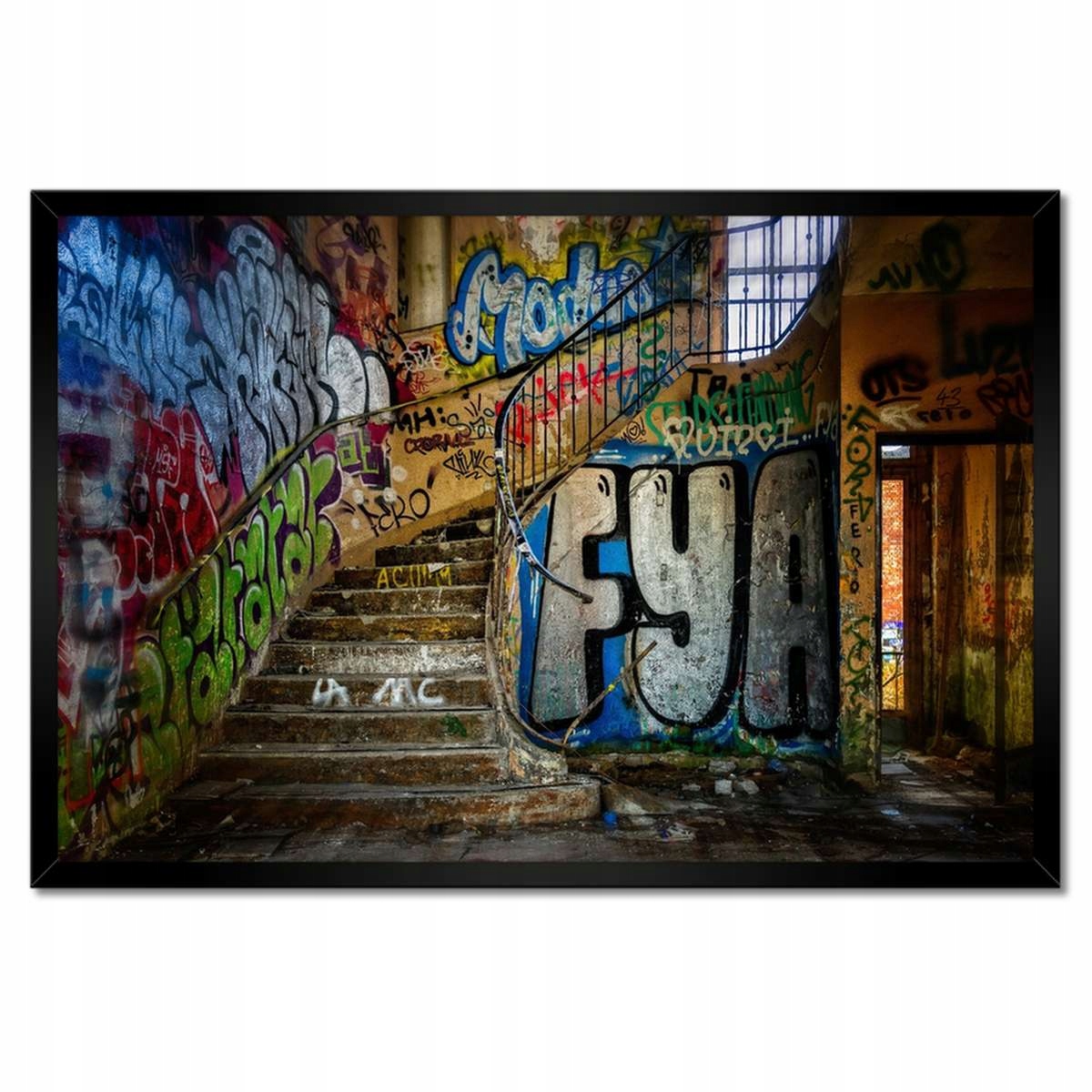 Plakáty v rámu 60x40 Graffiti Murale