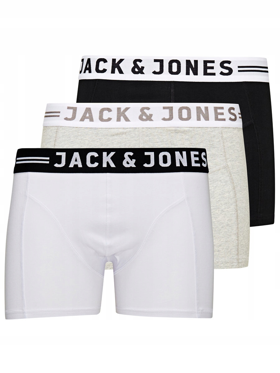 

Bokserki męskie JackJones Sense 3-PACK szary rS