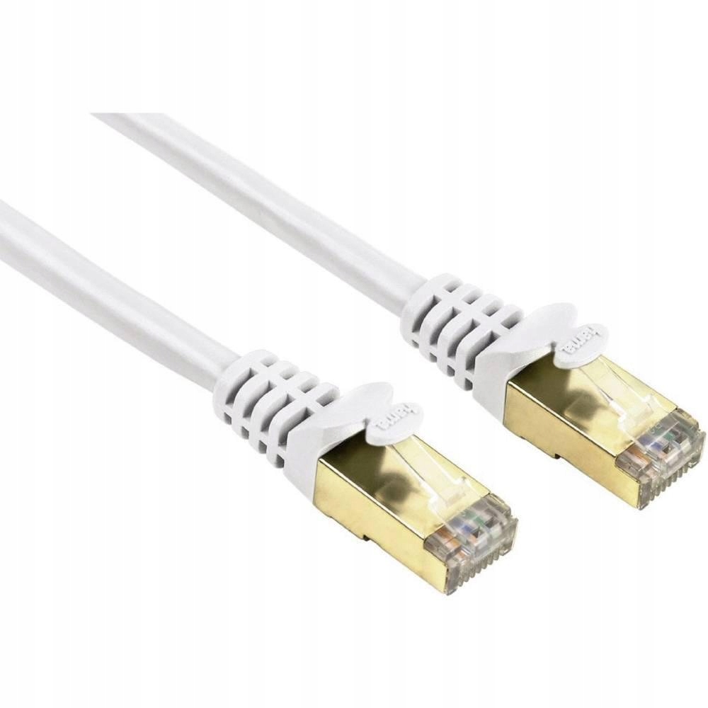 Hama Cat5e Patch Cable STP, 0,5 m, White kabel sieciowy Biały