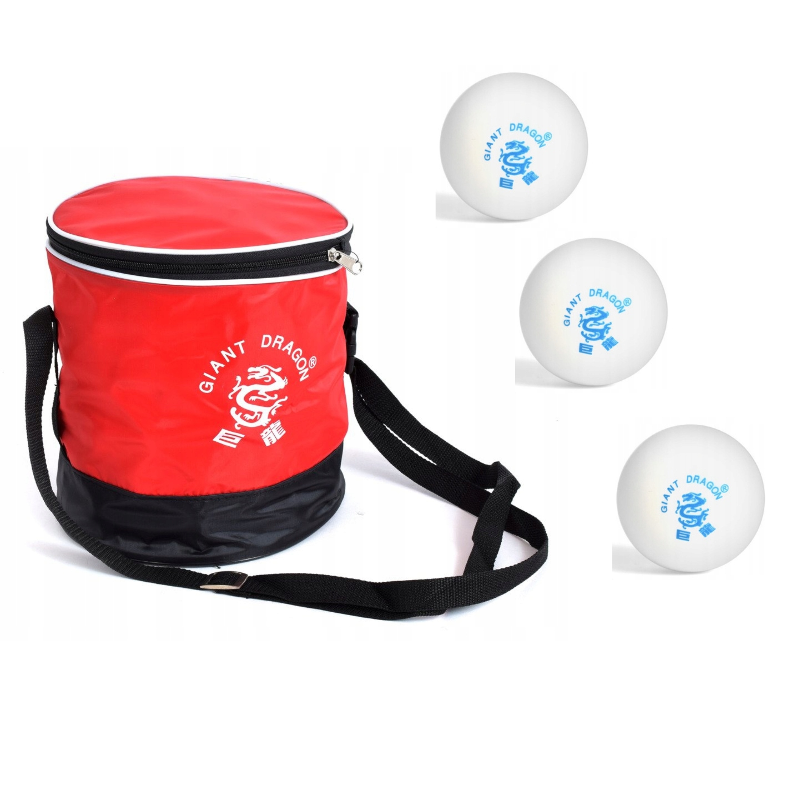 Míčky na stolní tenis Ping Ponga Giant Dragon Bílé 144 ks Sáček