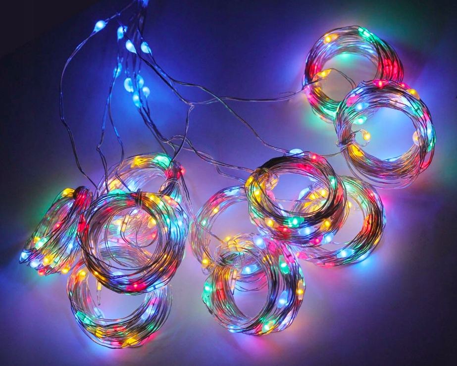 Záclona Na Drátku 300 Led Usb Multi Barva Dálkové Ovládání