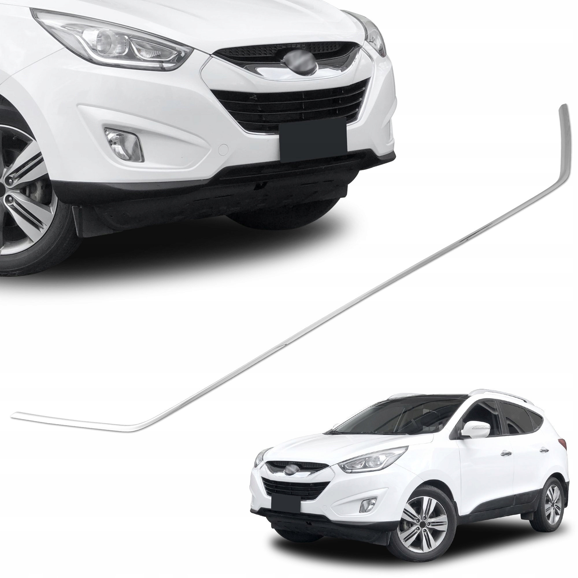 Lišta atrapy predného maskovača grilu pre Hyundai IX35 I 2010-2015