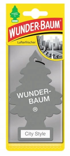 WUNDER BAUM ZAPACH CHOINKA ZAPACHOWA CITY STYLE Rodzaj zawieszki