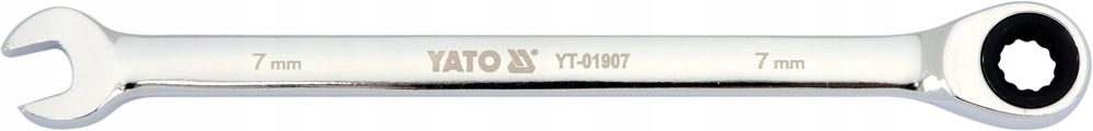 

Klucz płasko-oczkowy z grzechotką 7mm Yato