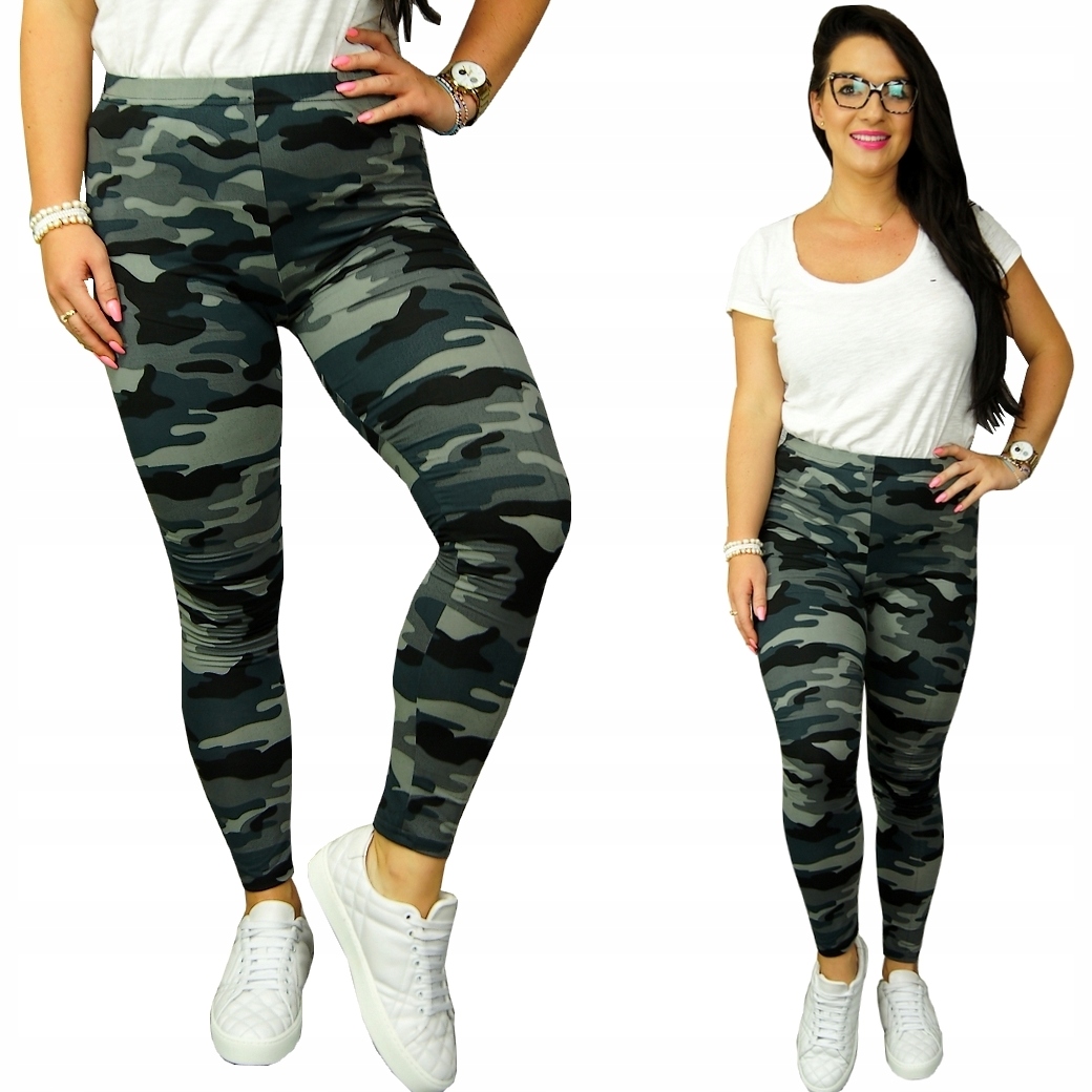 

Legginsy Moro Bambusowe długie Militarne , M/L
