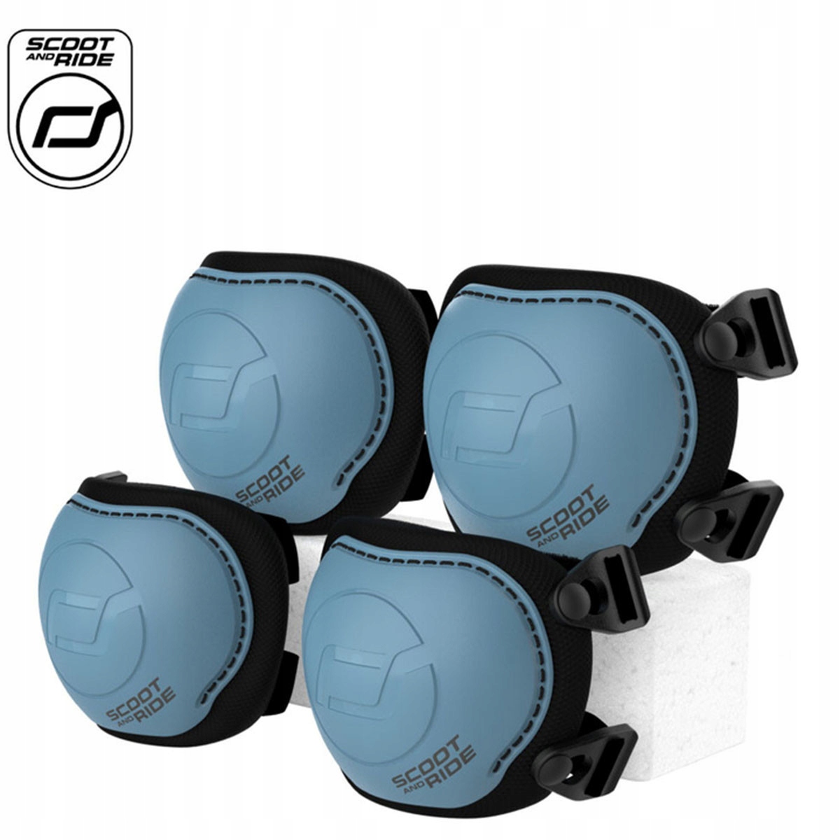 Zestaw ochraniaczy dla dzieci Scootandride Steel S