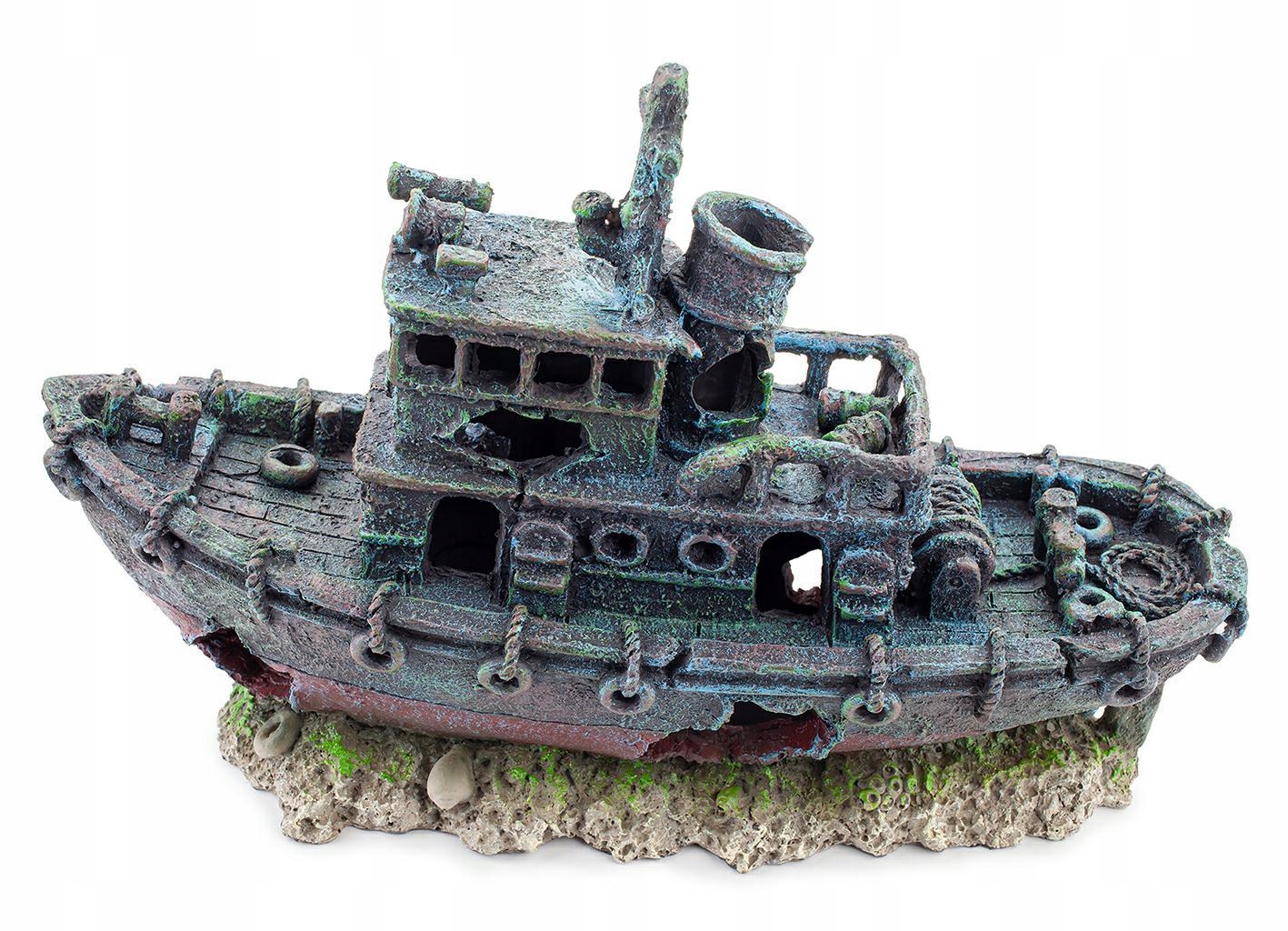 

Kuter Rybacki Wrak Akwarium Terrarium R098