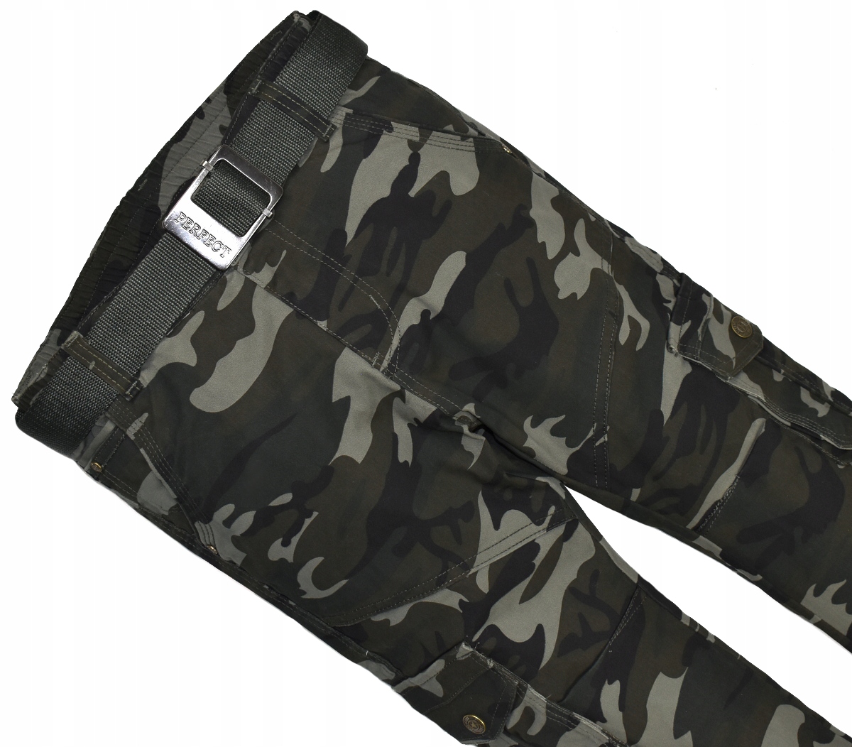 PERFECT Nowe Spodnie BOJÓWKI Ocieplane Moro - 152 Kod producenta 5860