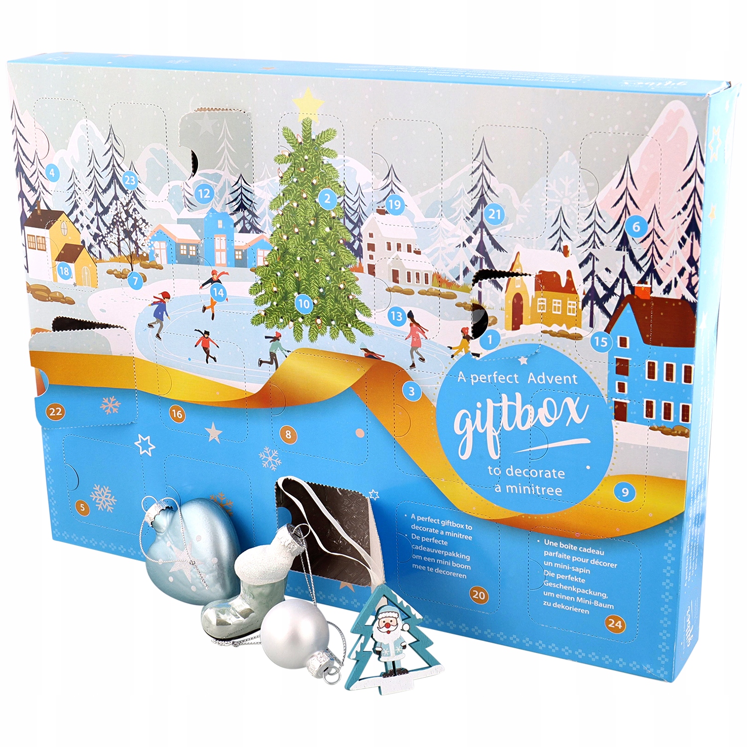 

Kalendarz Adwentowy Z Bombkami 24 Ozdoby