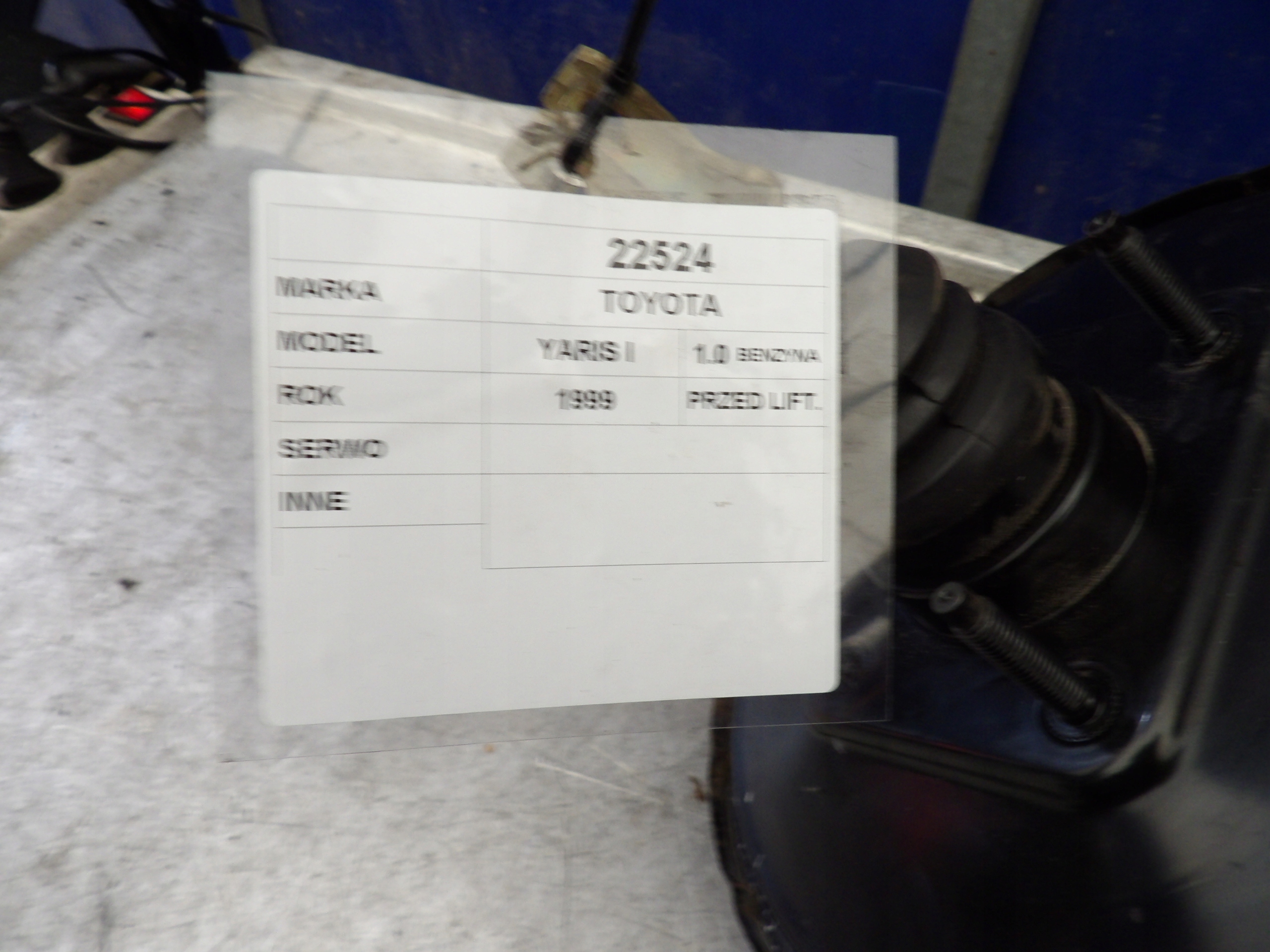 TOYOTA YARIS E SERVO, POMPA 873-02001