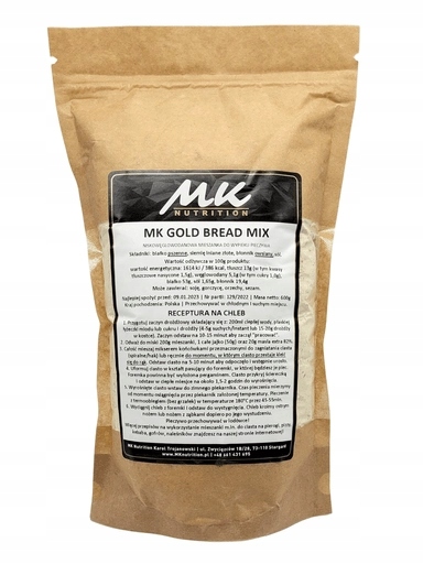 Levně 2x Mk Nutrition Keto chlebová směs nízkosacharidová 600 g