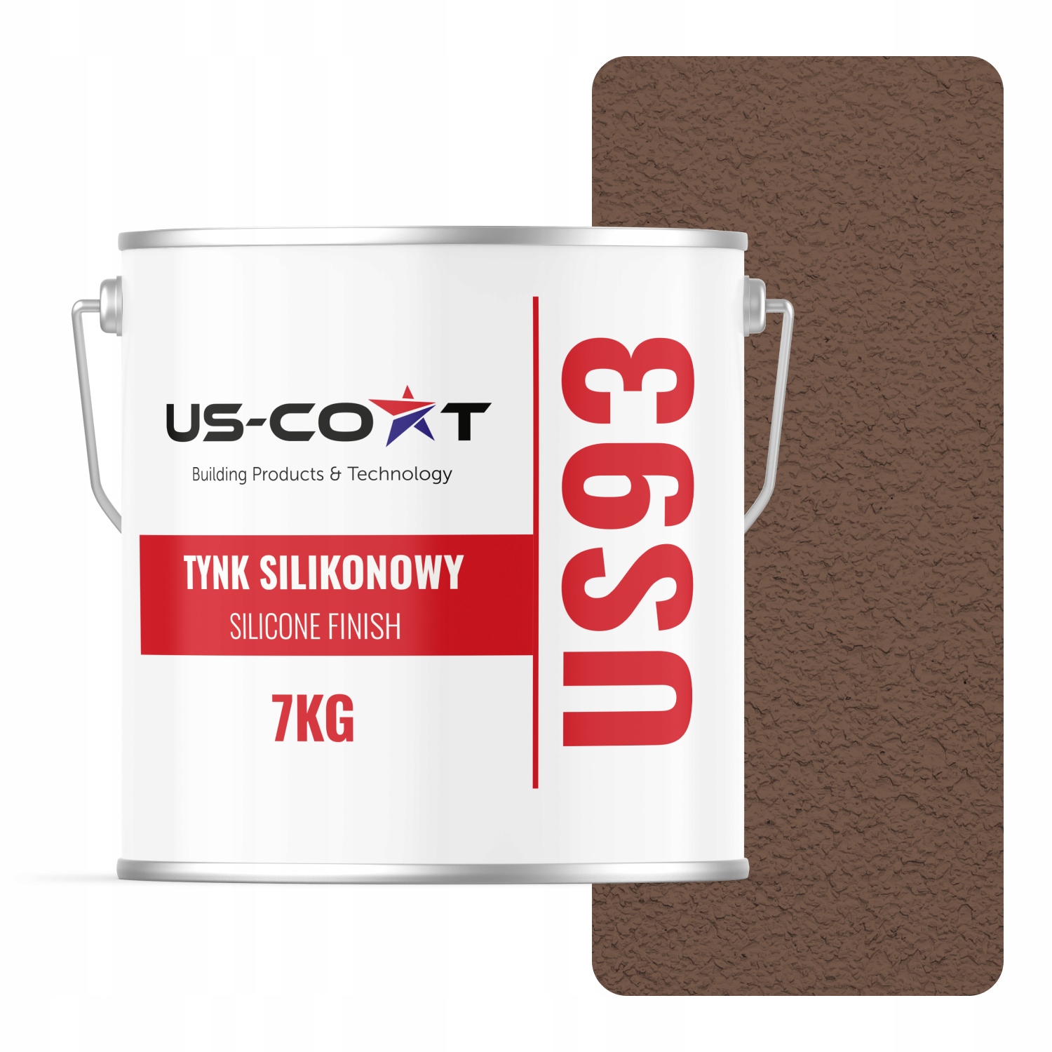 Silikonová Fasádní Omítka Čokoládová F536 7KG Beránek Granulace 2.0mm