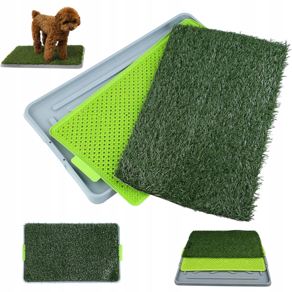 Toaleta Pro Psy Na Toaleta Pro Štěňata Umělá Podložka Tráva 68X41.5X3 CM