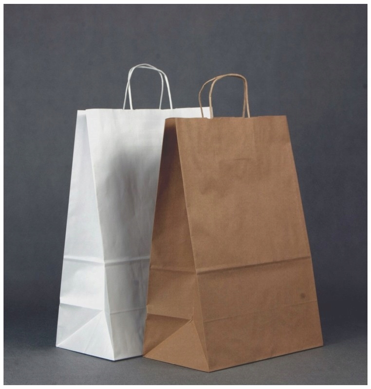 Dárková taška na Dárek Eko Šedá 30,5x17x42,5 100 ks